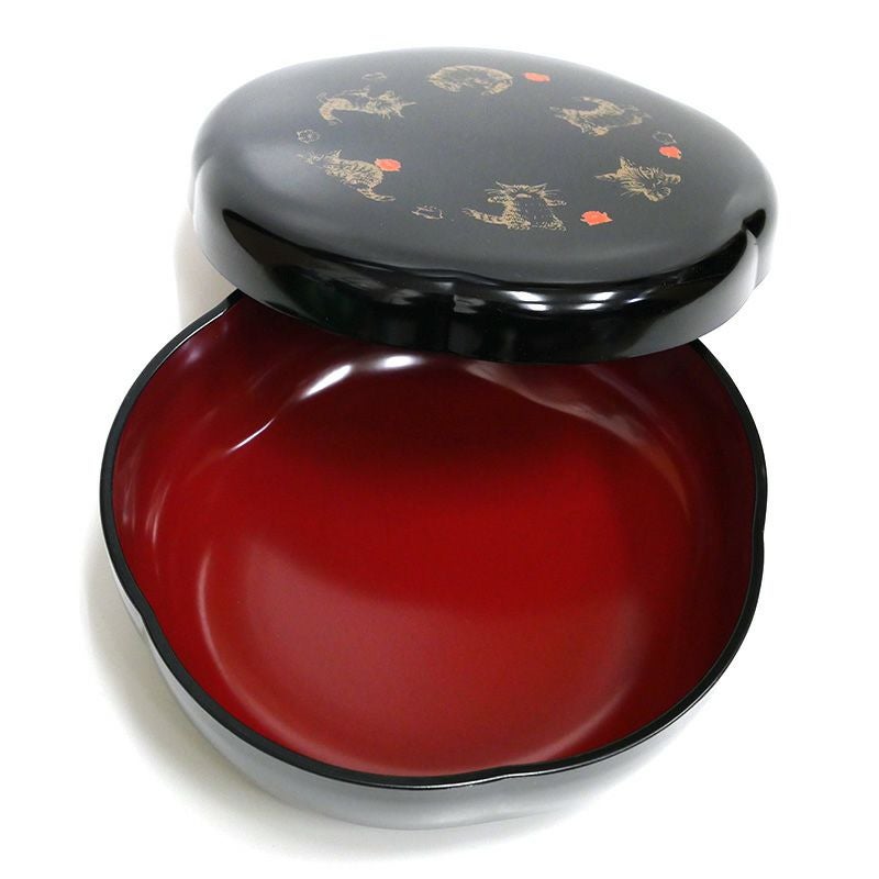 塗り菓子器 マルト・黒 | わちふぃーるどオンラインショップ