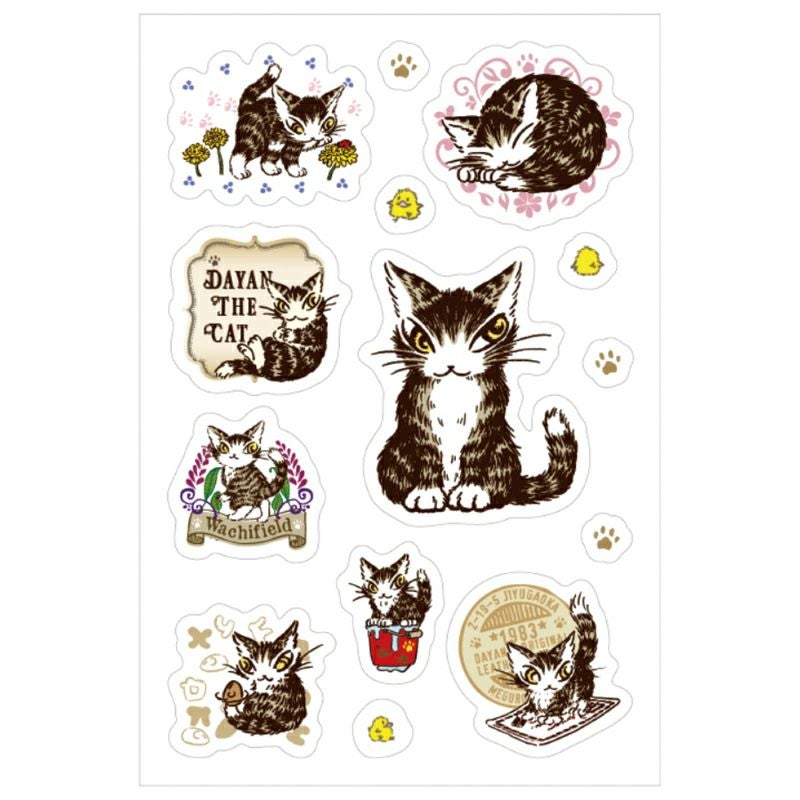 ダヤンのマルチステッカー ダヤン | わちふぃーるどオンラインショップ