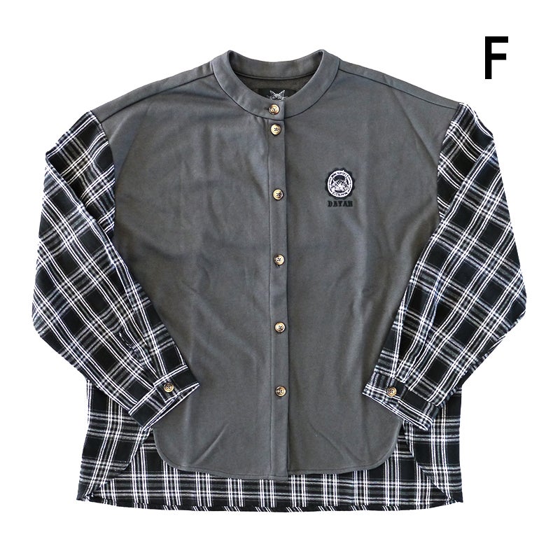 わちふぃーるどオーバーカバーシャツ(釣り猫クラブ) わちふぃーるど（WachiField） ダヤン 服 変化するスナップシャツ