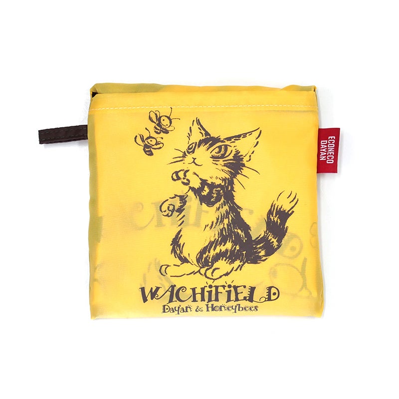 エコネコバッグ2 みつばちフラワー黄 | わちふぃーるどオンラインショップ