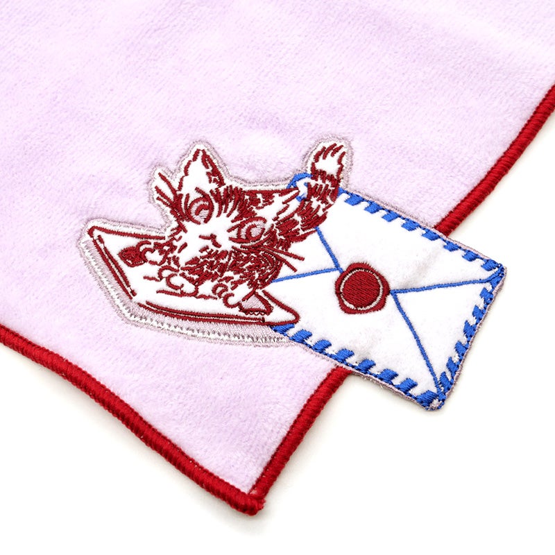 飛び出す刺繍タオルハンカチ お手紙 | わちふぃーるどオンラインショップ